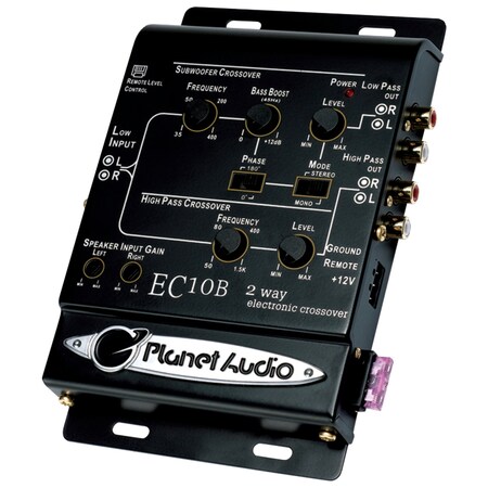 Planet Audio Variable 2-Way Electronic Crossover EC10B